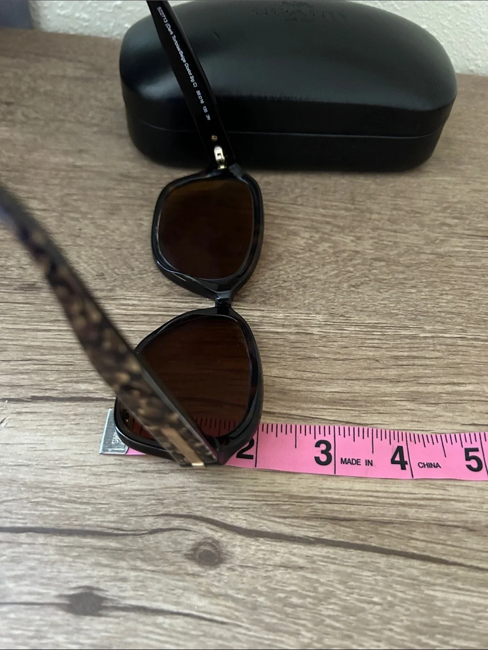 Coach Black Frame Sunglasses with Brown Lenses with Rx